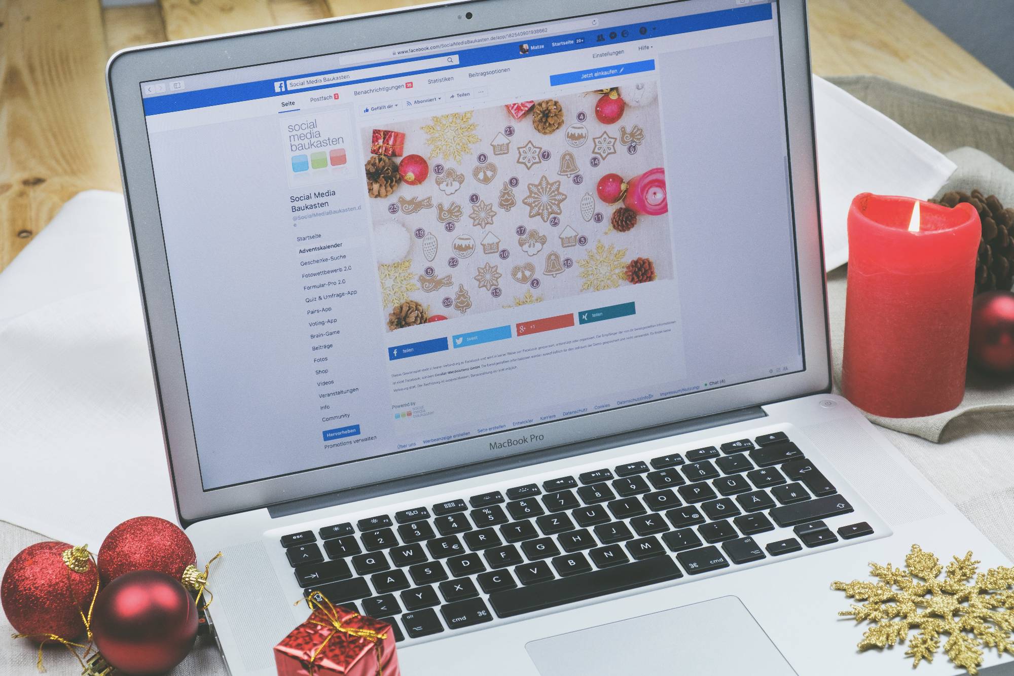 Online-Adventskalender-App